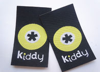 Black Custom Embroidered Name Patches Non Woven With Lightweight