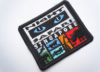 Garments Custom Clothing Patches 3D Handmade With Hook Loop Fastener